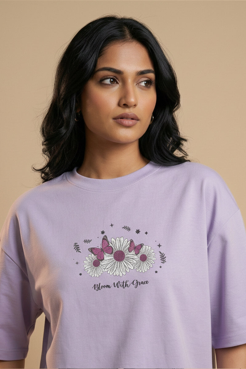 Floral Dream Oversized Tee