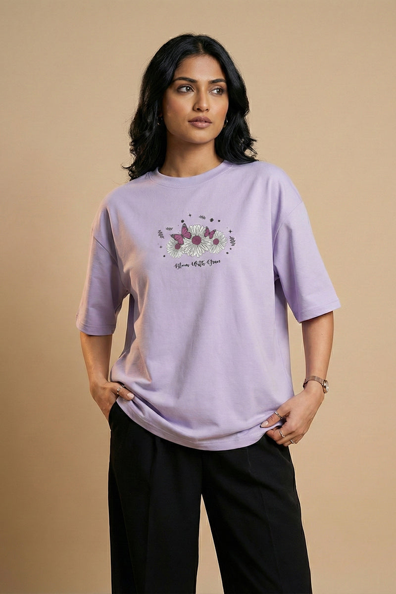 Floral Dream Oversized Tee