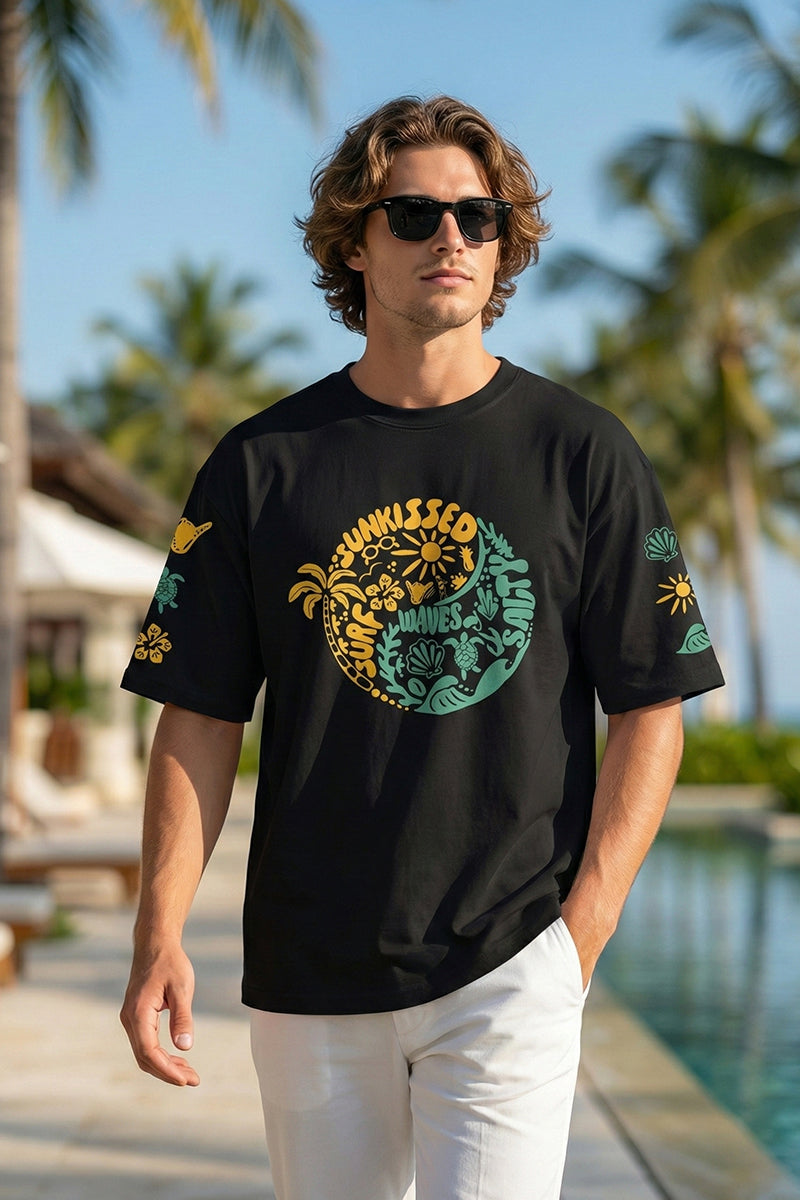 Tropical Bliss Oversized Tee