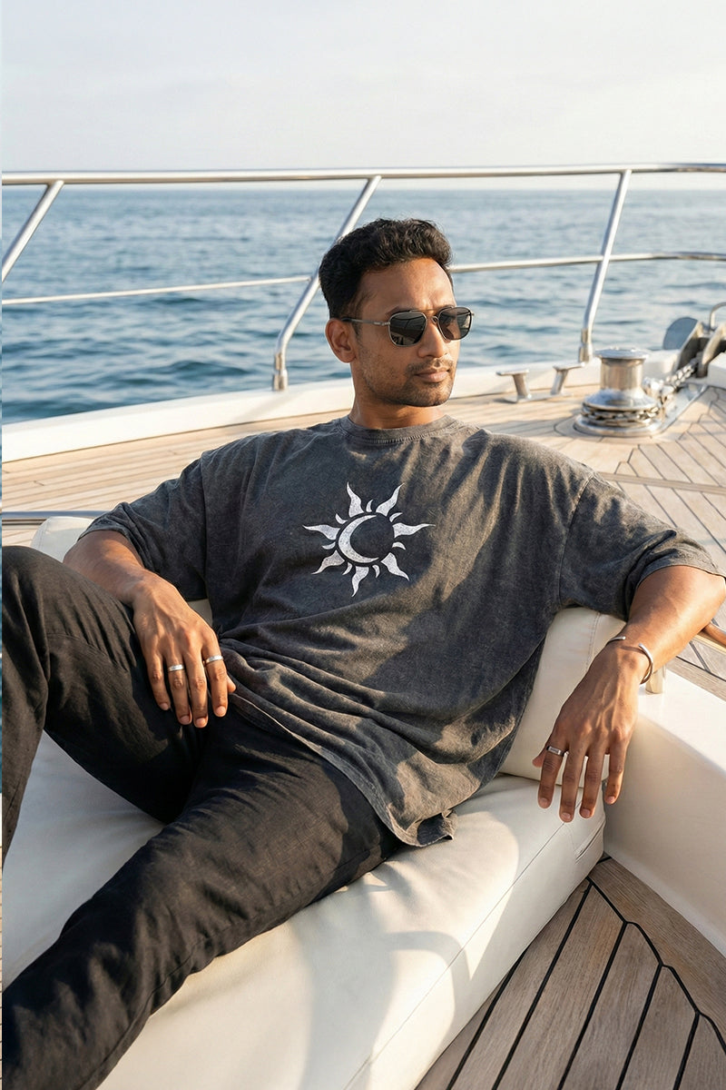 Sun & Moon Oversized Tee