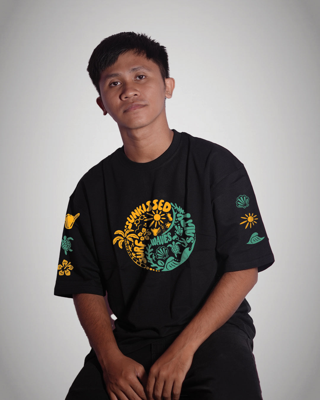 Tropical Bliss Oversized Tee